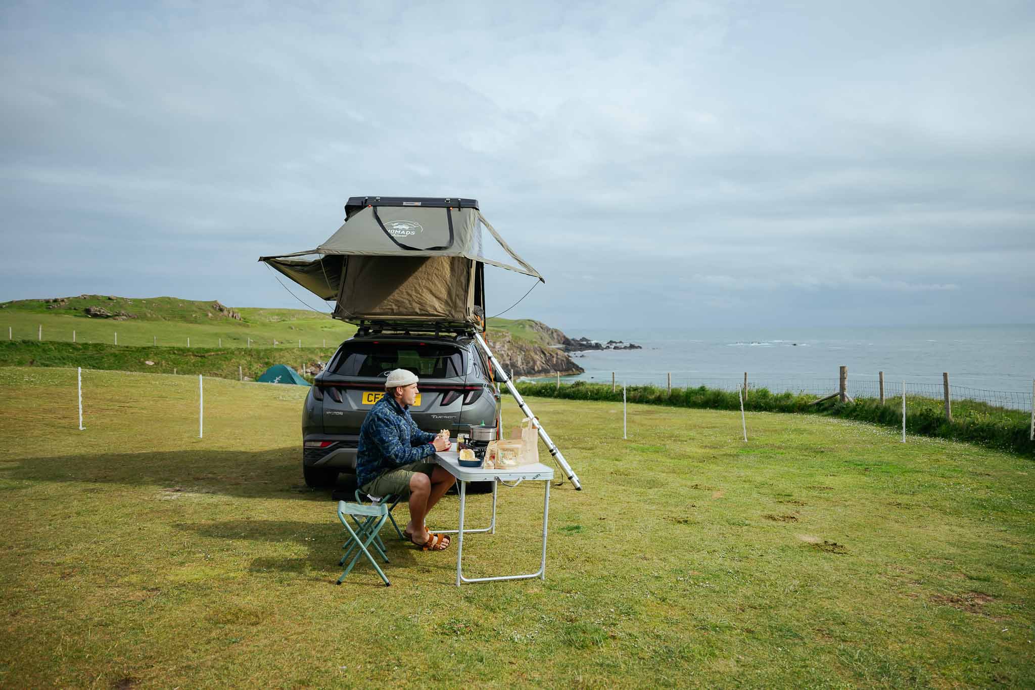 Roadtrip Scotland rooftoptent