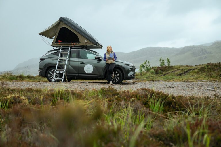 Roadtrip Scotland rooftoptent 7 days